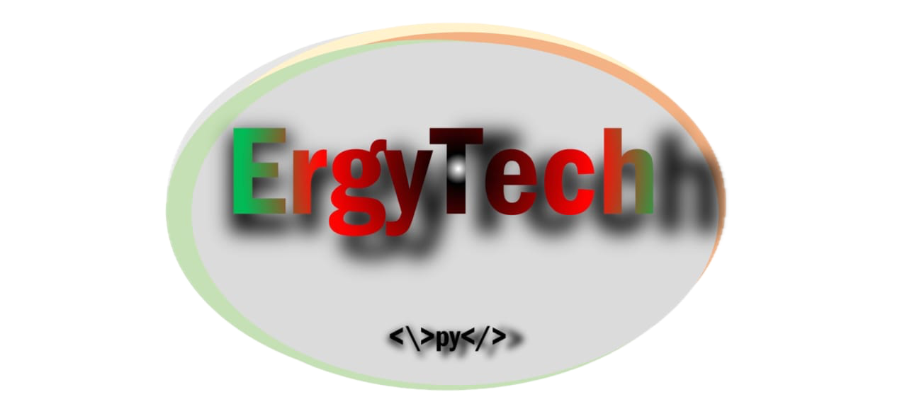 Logo ErgyTech pale background